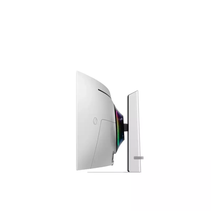 49 colių OLED lenktas monitorius Samsung S49DG934SU — 5120×1440 Dual QHD, 32:9, 0,03 ms, USB stotelė, VESA, aukščio reguliavimas, sidabrinis