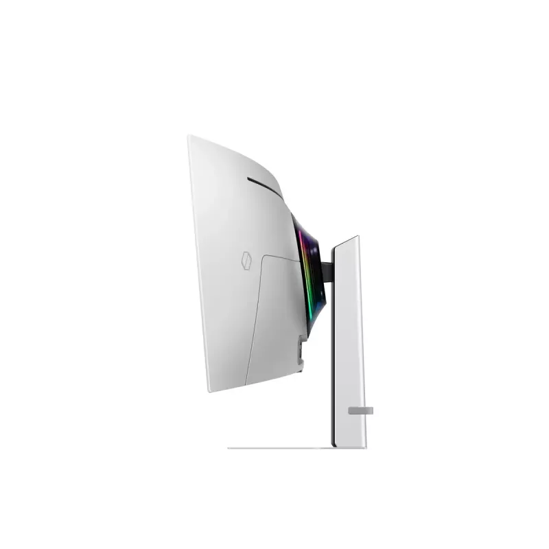 49 colių OLED lenktas monitorius Samsung S49DG934SU — 5120×1440 Dual QHD, 32:9, 0,03 ms, USB stotelė, VESA, aukščio reguliavimas, sidabrinis