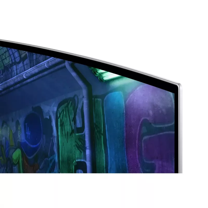 49 colių OLED lenktas monitorius Samsung S49DG934SU — 5120×1440 Dual QHD, 32:9, 0,03 ms, USB stotelė, VESA, aukščio reguliavimas, sidabrinis