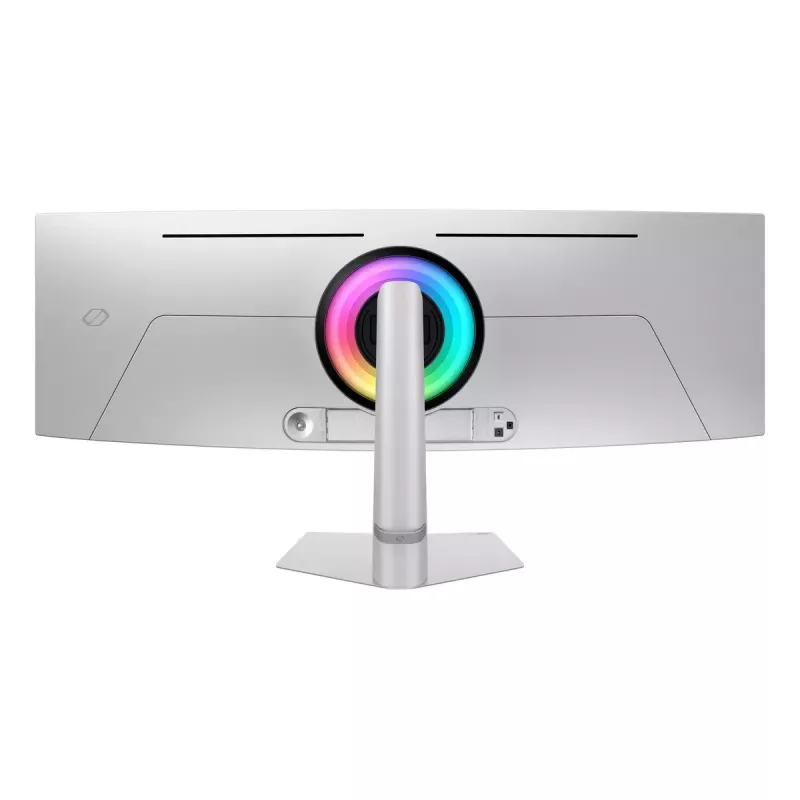 49 colių OLED lenktas monitorius Samsung S49DG934SU — 5120×1440 Dual QHD, 32:9, 0,03 ms, USB stotelė, VESA, aukščio reguliavimas, sidabrinis
