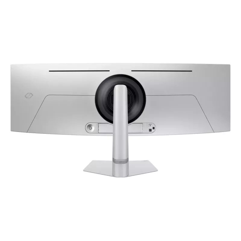 49 colių OLED lenktas monitorius Samsung S49DG934SU — 5120×1440 Dual QHD, 32:9, 0,03 ms, USB stotelė, VESA, aukščio reguliavimas, sidabrinis