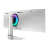 49 colių OLED lenktas monitorius Samsung S49DG934SU — 5120×1440 Dual QHD, 32:9, 0,03 ms, USB stotelė, VESA, aukščio reguliavimas, sidabrinis
