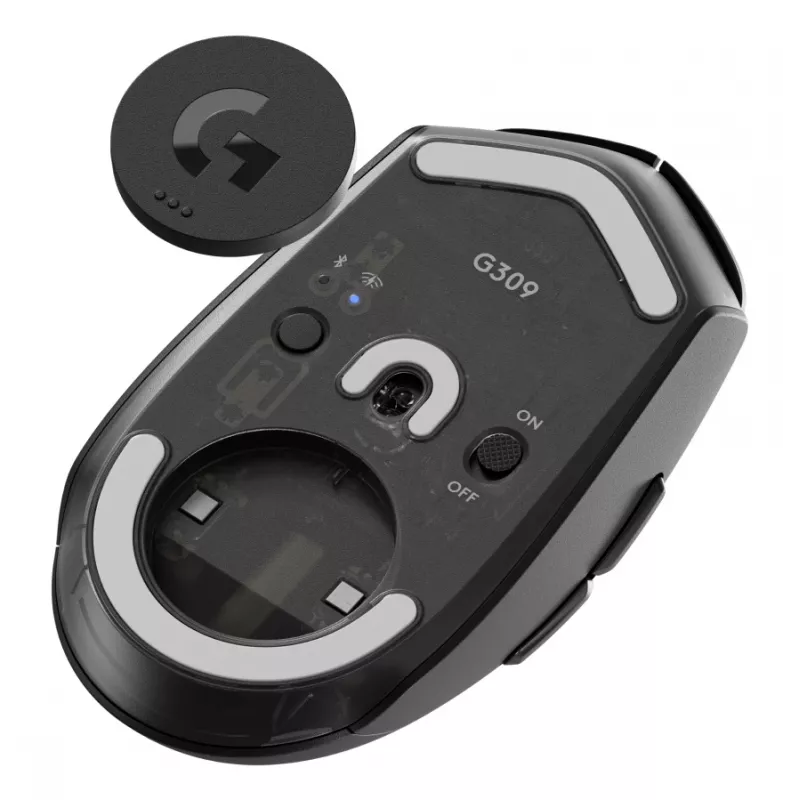 LOGITECH G309 Lightspeed belaidis žaidimų pelė juoda
