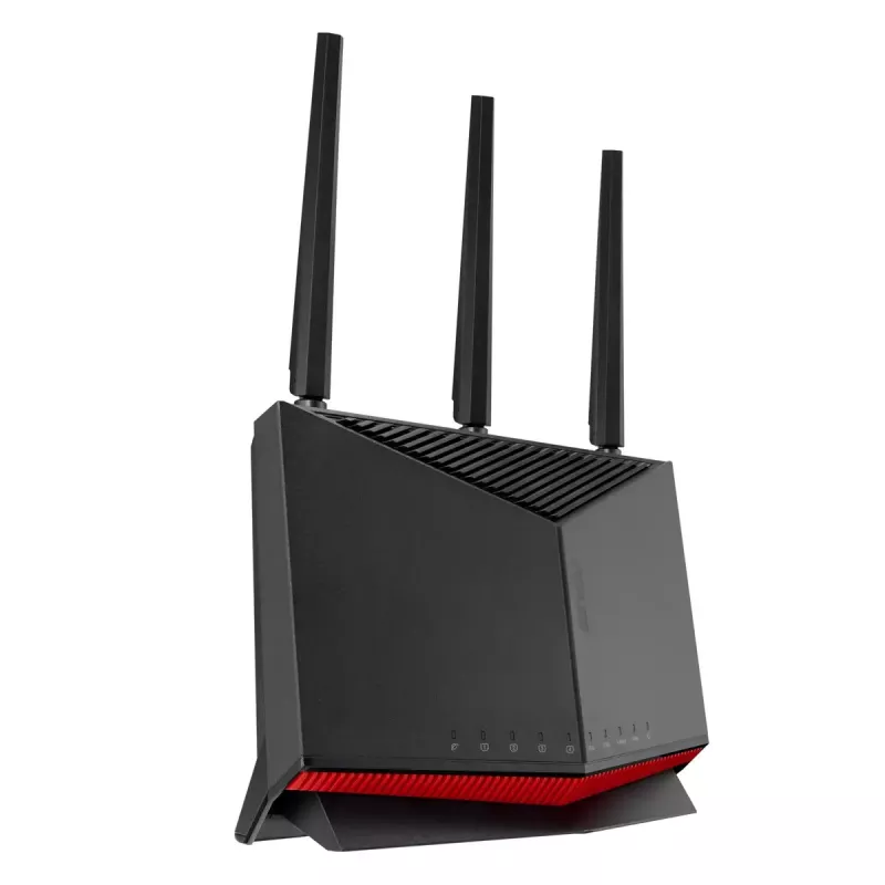 ASUS RT-BE86U belaidis maršrutizatorius 10 Gigabit Ethernet dviejų juostų (2,4 GHz / 5 GHz) juodas