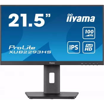 iiyama ProLite XUB2293HS-B6 kompiuterio monitorius 54,6 cm (21,5 colio) 1920 x 1080 pikselių Full HD LED juodas