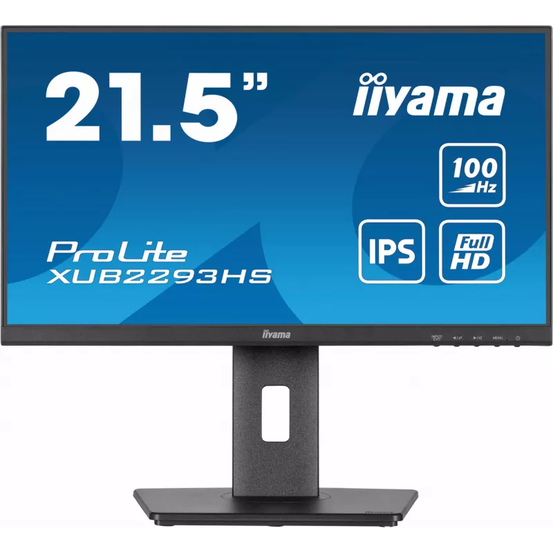 iiyama ProLite XUB2293HS-B6 kompiuterio monitorius 54,6 cm (21,5 colio) 1920 x 1080 pikselių Full HD LED juodas