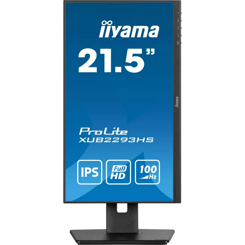 iiyama ProLite XUB2293HS-B6 kompiuterio monitorius 54,6 cm (21,5 colio) 1920 x 1080 pikselių Full HD LED juodas