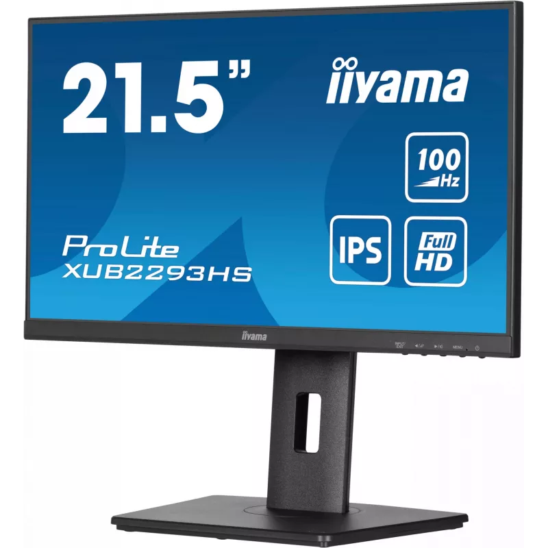 iiyama ProLite XUB2293HS-B6 kompiuterio monitorius 54,6 cm (21,5 colio) 1920 x 1080 pikselių Full HD LED juodas