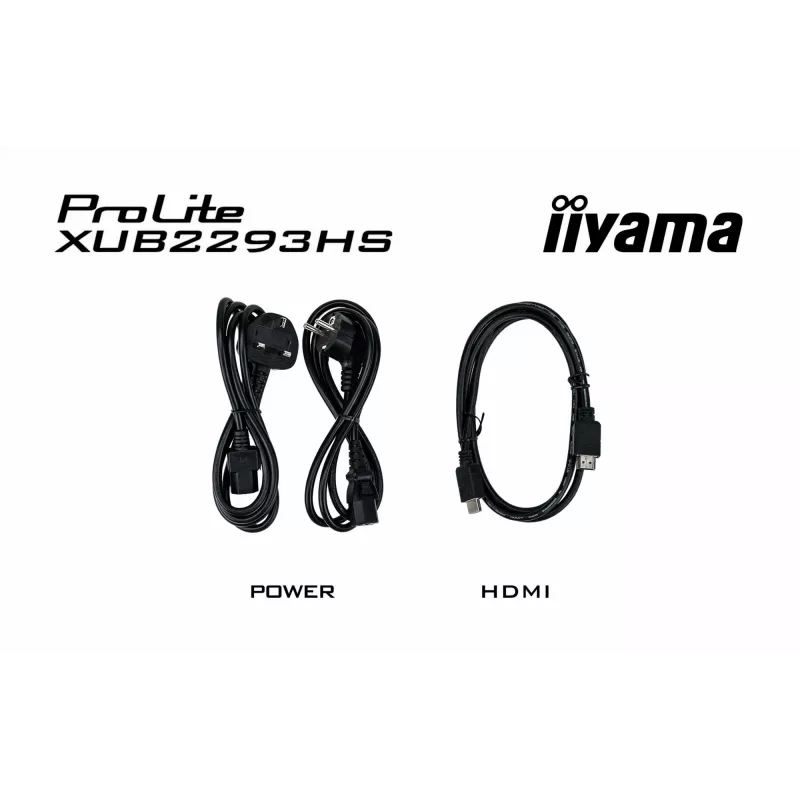 iiyama ProLite XUB2293HS-B6 kompiuterio monitorius 54,6 cm (21,5 colio) 1920 x 1080 pikselių Full HD LED juodas
