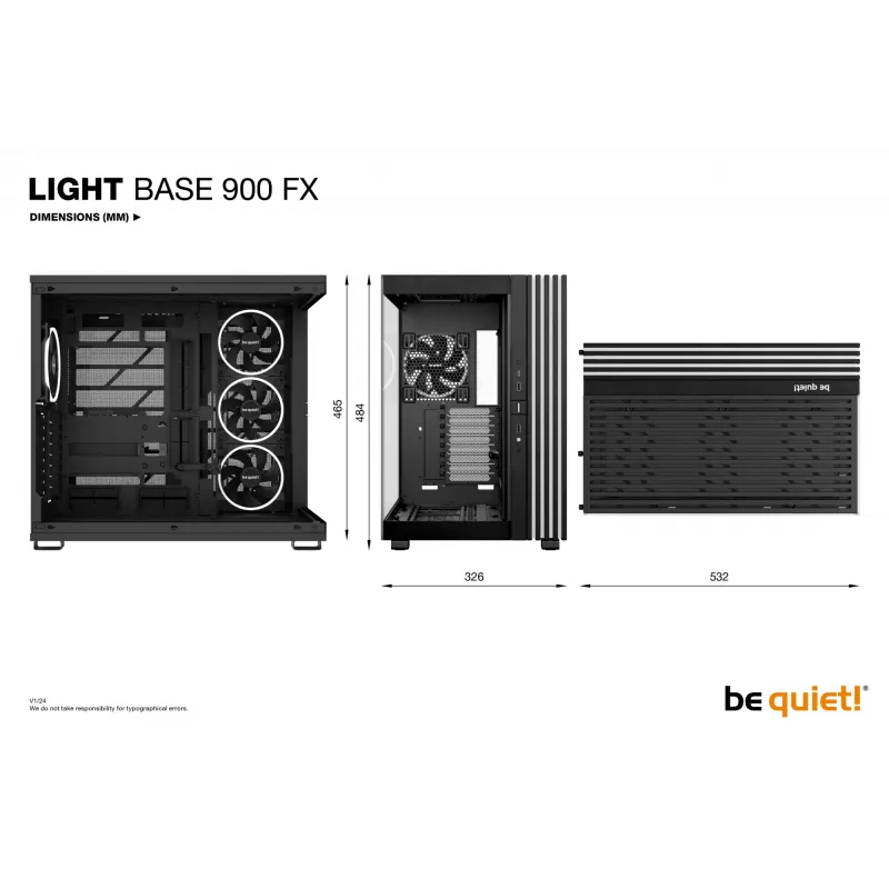 PC Case be quiet! LIGHT BASE 900 FX Full Tower Black