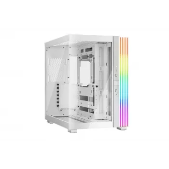 PC korpusas be quiet! LIGHT BASE 600 DX White Midi Tower, ATX/microATX/Mini-ATX, stiklinis šonas, RGB priekis, USB-C
