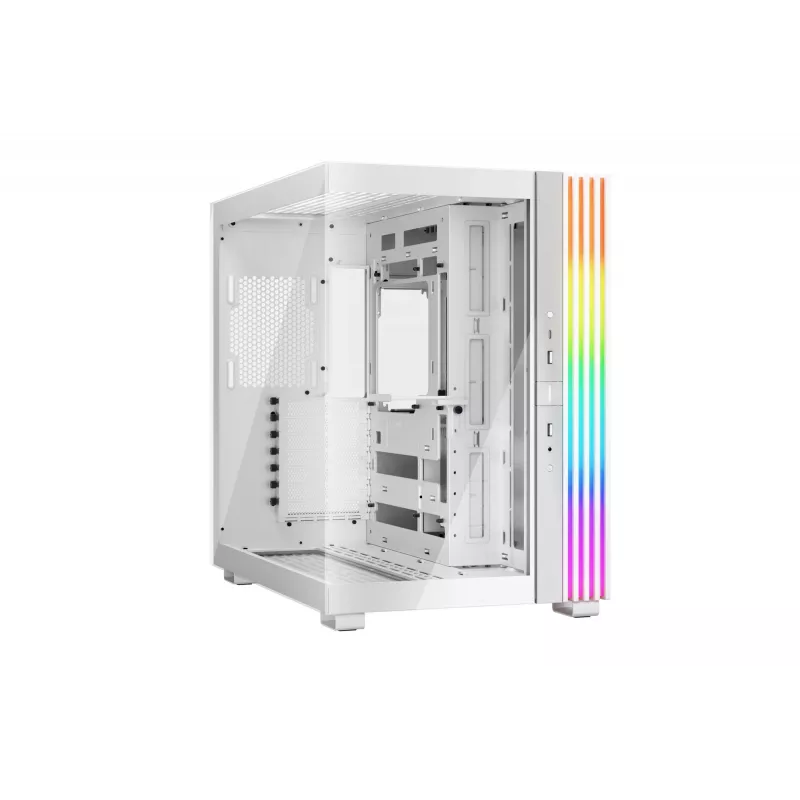 PC korpusas be quiet! LIGHT BASE 600 DX White Midi Tower, ATX/microATX/Mini-ATX, stiklinis šonas, RGB priekis, USB-C