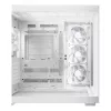 PC korpusas be quiet! LIGHT BASE 600 DX White Midi Tower, ATX/microATX/Mini-ATX, stiklinis šonas, RGB priekis, USB-C