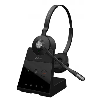 Jabra Engage 65 SE - Stereo, EMEA, belaidis, 40 - 16000 Hz, biuras/skambučių centras, 83 g, ausinės, juodos