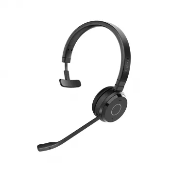 Jabra Evolve 65 TE - Link390a MS Mono, laidinis ir belaidis, biuras/skambučių centras, 20 - 20000 Hz, 75 g, ausinės, juodos
