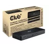 CLUB3D CSV-1583 nešiojamojo kompiuterio dokas/prievadų replikatorius Laidinis Thunderbolt 4 Juoda