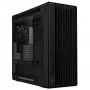 PC korpusas ASUS ProArt PA602 Wood Edition Midi Tower juoda – Mediena, ATX/EATX palaikymas, Grūdintas stiklas, 4×3,5 colio / 8×2,5 colio, GPU iki 450 mm