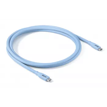 CLUB3D USB C laidas mėlynas, 2 m, USB C, USB C, USB4 Gen 2x2, 20 Gbit/s, mėlynas