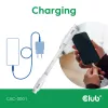 USB-C laidas CLUB3D CAC-3001 2 m USB4 Gen 3x2 baltas