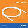 USB-C laidas CLUB3D CAC-3001 2 m USB4 Gen 3x2 baltas