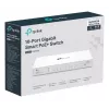TP-Link FESTA FS310GP tinklo jungiklis Valdomas L2/L2+ Gigabit Ethernet (10/100/1000) Power over Ethernet (PoE) 1U Baltas