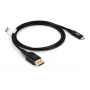 USB Type-C į DisplayPort 2.1 laidas, club 3d CAC-1559, dvipusis, VESA DP80 sertifikuotas, 1 m