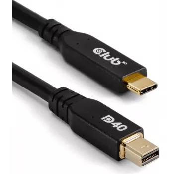 CLUB3D CAC-1561 DisplayPort laidas 2 m Mini DisplayPort USB Type-C Juodas