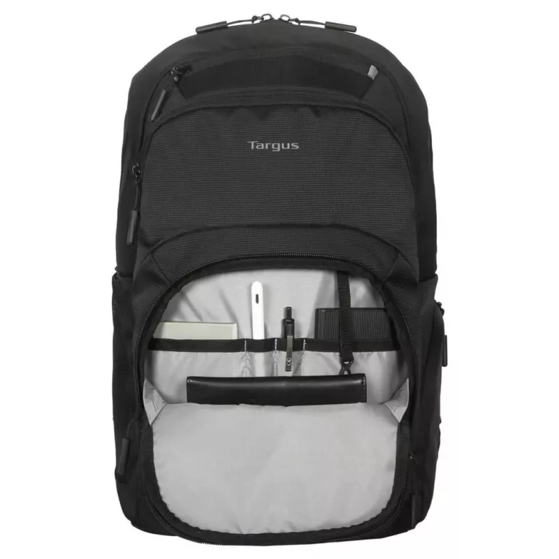Nešiojamojo kompiuterio kuprinė Targus Classic EcoSmart 40,6 cm (16 colių), juoda, su 3 priekinėmis kišenėmis