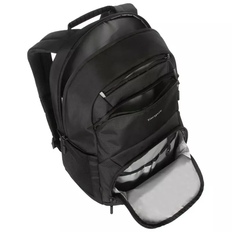 Nešiojamojo kompiuterio kuprinė Targus Classic EcoSmart 40,6 cm (16 colių), juoda, su 3 priekinėmis kišenėmis