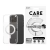 PanzerGlass CARE™ by ® Dėklas permatomas su sidabriniu stoveliu ir MagSafe, skirtas iPhone 16 Pro Max