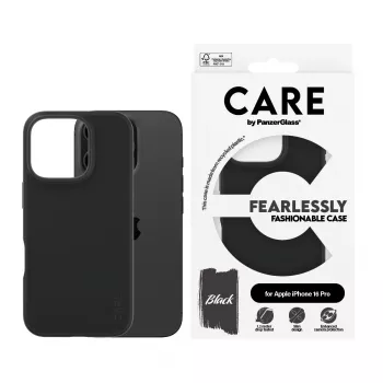 PanzerGlass CARE™ by ® Case Juoda iPhone 16 Pro