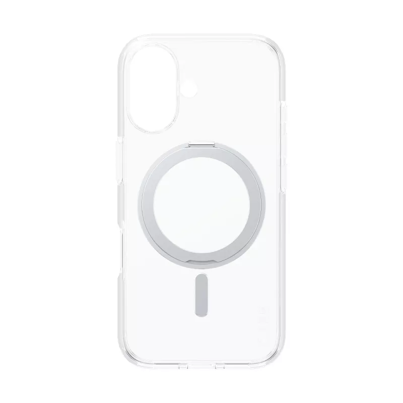 PanzerGlass CARE™ by ® Dėklas permatomas su sidabriniu stovu ir MagSafe iPhone 16