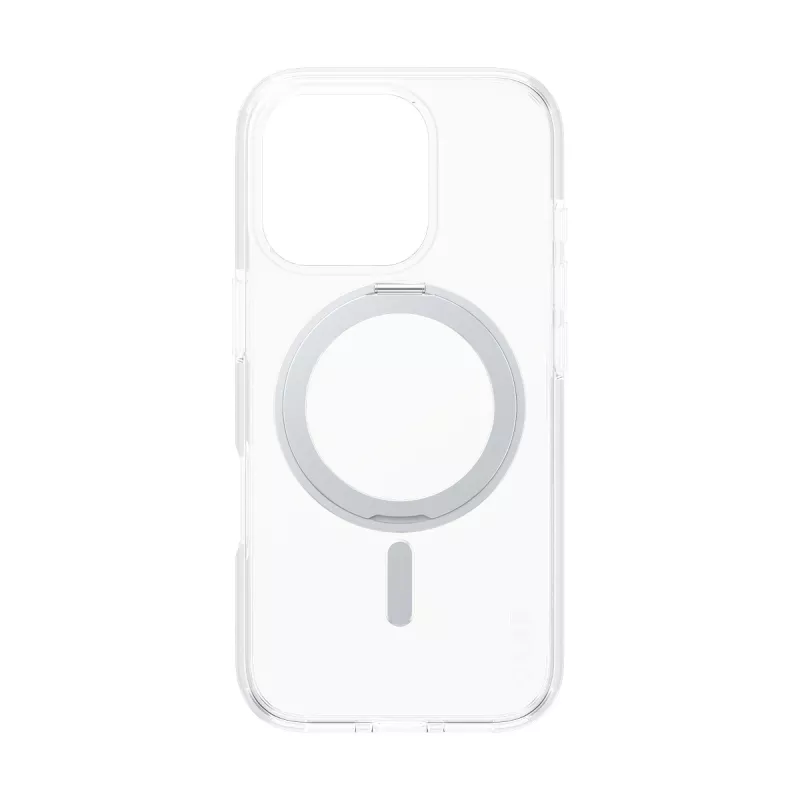 PanzerGlass CARE™ by ® Dėklas Skaidrus su Sidabriniu Stoveliu ir MagSafe iPhone 16 Pro