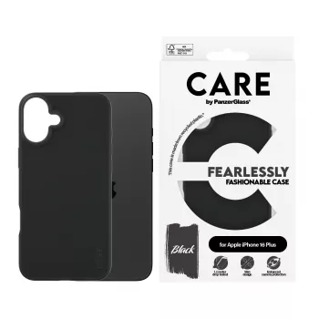 PanzerGlass CARE™ by ® dėklas juodas iPhone 16 Plus