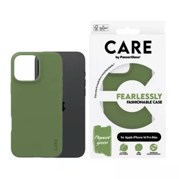 Cover PanzerGlass CARE by ® madingas dėklas Green iPhone 16 Pro Max