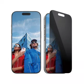 PanzerGlass ® Privatumo ekrano apsauga iPhone 16 Pro | Ultra-Wide Fit su EasyAligner