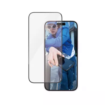 PanzerGlass ® Apsauginis stiklas iPhone 16 Plus | 15 Plus | Ultra-Wide Fit