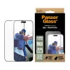 PanzerGlass ® ekrano apsauga aliuminio rėmeliu iPhone 16 Pro Max| Itin platus prigludimas