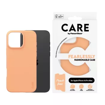 Cover PanzerGlass CARE by madingas dėklas Peachy iPhone 16 Pro Max Transparent