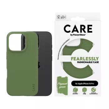 Cover PanzerGlass CARE by ® madingas dėklas Green iPhone 16 Pro
