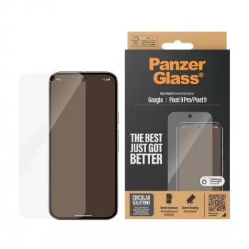 Ekrano apsauga PanzerGlass Google Pixel 9 | 9 Pro Ultra-Wide Fit Atspari įbrėžimams ir smūgiams