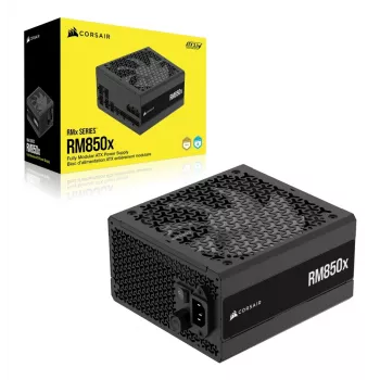 CORSAIR maitinimo blokas - 850 W RM850x 24 kontaktų ATX juodas