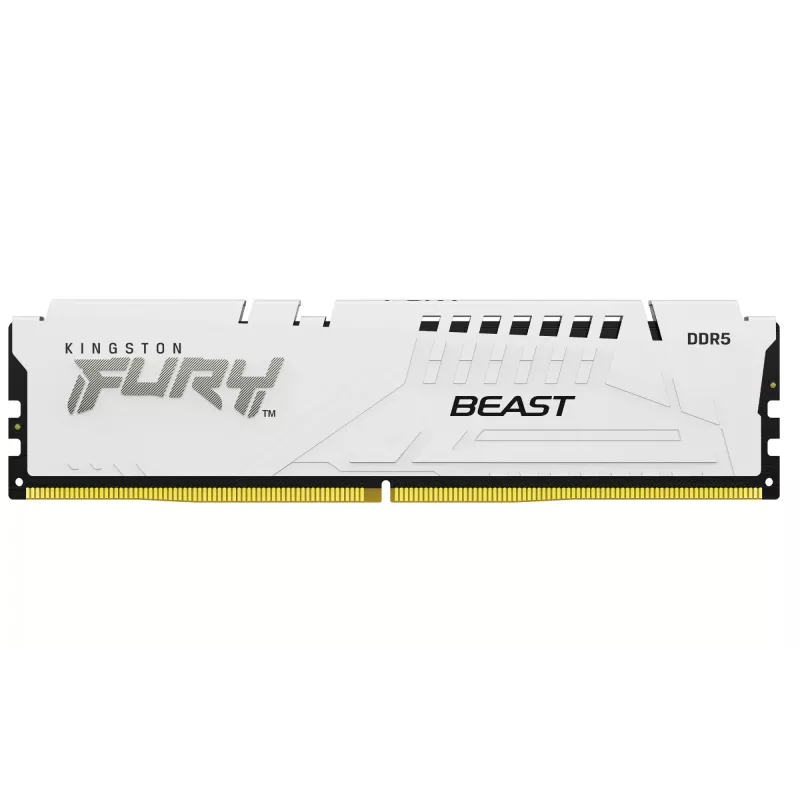 Kingston Technology FURY Beast 32GB 6000MT/s DDR5 CL36 DIMM (2 rinkinys) Baltas EXPO