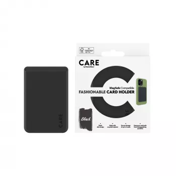 Cover PanzerGlass CARE by Fashionable Card Holder Juoda iPhone permatomas