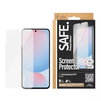 PanzerGlass SAFE. by ® Samsung Galaxy S24 FE ekrano apsauga | Ultra-Wide Fit su EasyAligner