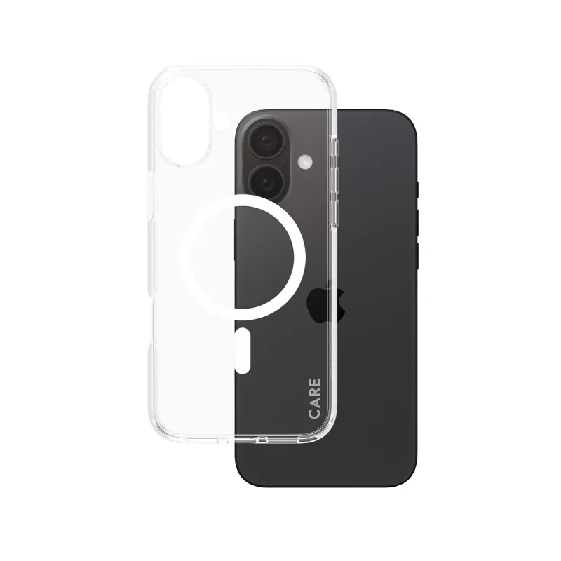 PanzerGlass CARE™ by ® Urban Combat Case Skaidrus su Baltu MagSafe iPhone 16 Plus