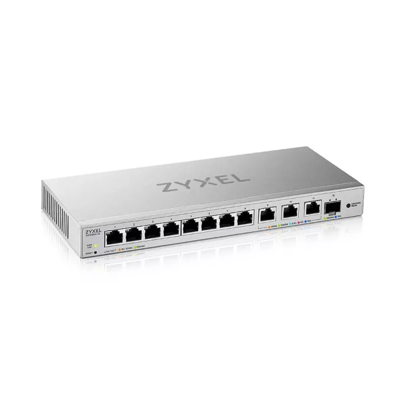 Zyxel XGS1250-12 valdomas L2 10G Ethernet (100/1000/10000) pilkas