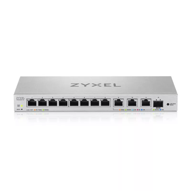 Zyxel XGS1250-12 valdomas L2 10G Ethernet (100/1000/10000) pilkas