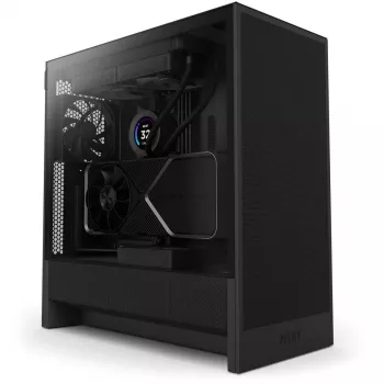 NZXT H5 Flow (2024) Mid Tower ATX korpusas, juodas