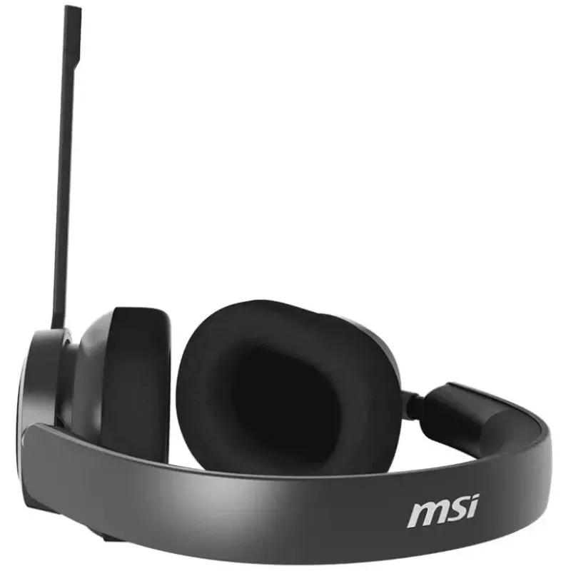 MSI Maestro 300 ausinės, laidinės, galvos lankas, žaidimams, USB Type-C / USB Type-A, juodos